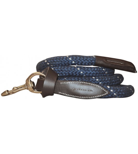 Cuir marron / Corde marine